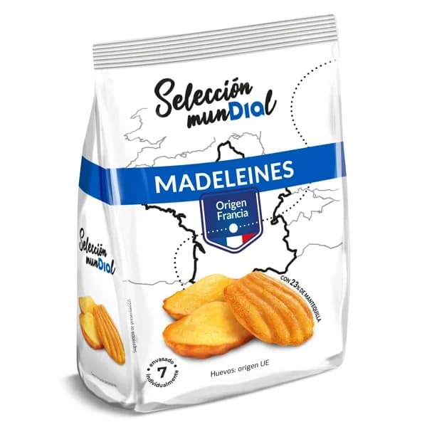 Magdalenas Madeleines Selección Mundial de Dia bolsa 175 g - 0.18 kg - Imagen del producto en Findit