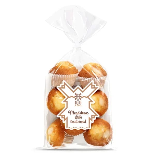 Magdalenas estilo tradicional El molino de Dia bolsa 434 g - 0.43 kg - Imagen del producto en Findit
