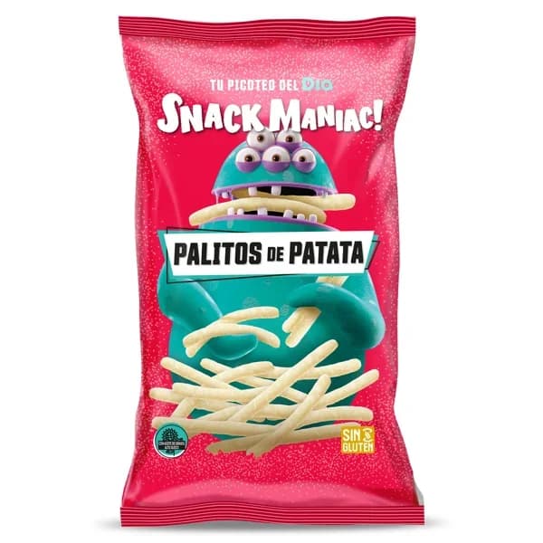Palitos de patata Snack Maniac de Dia bolsa 75 g - 0.07 ud - Imagen del producto en Findit