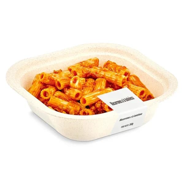 Macarrones a la boloñesa bandeja 350 g - 0.35 kg - Imagen del producto en Findit