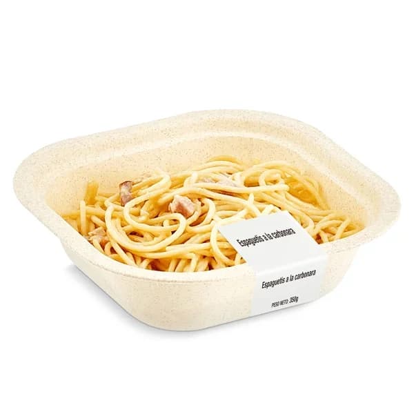 Espaguetis a la carbonara bandeja 350 g - 0.35 kg - Imagen del producto en Findit