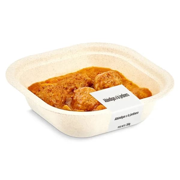 Albóndigas a la jardinera bandeja 350 g - 0.32 kg - Imagen del producto en Findit