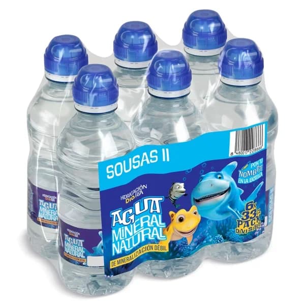 Agua mineral natural Dia pack 6 x 33 cl - 1.98 l - Imagen del producto en Findit
