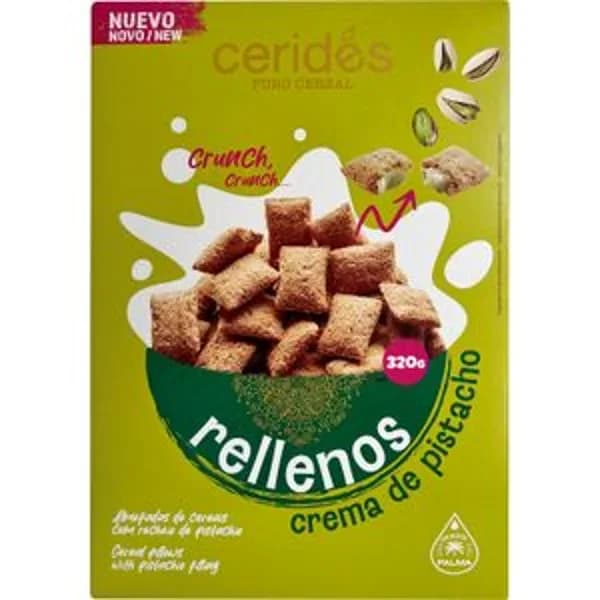 Cereales Rellenos de Crema de Pistacho - 0.32 kg - Imagen del producto en Findit