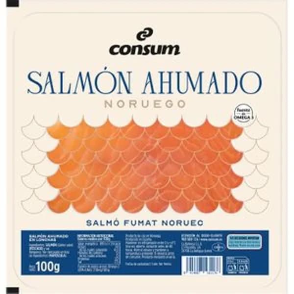 Salmón Ahumado Noruego - 0.1 kg - Imagen del producto en Findit