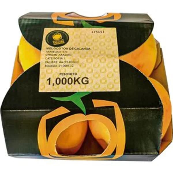 Melocotón D.O Calanda Bandeja - 1 ud - Imagen del producto en Findit