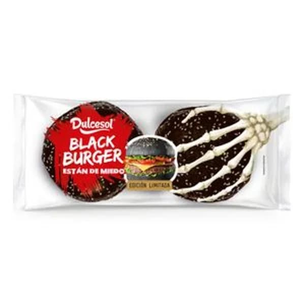 Pan Burger Black 4 Unidades - 3.98 ud - Imagen del producto en Findit