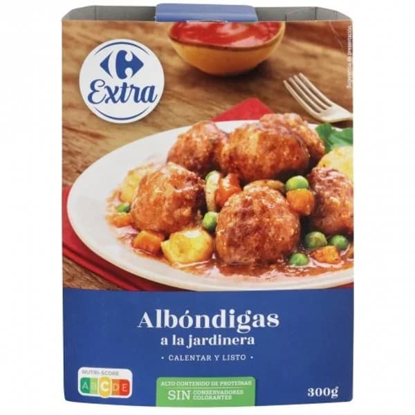 Albóndigas a la jardinera Extra Carrefour 300 g. - 1 ud - Imagen del producto en Findit