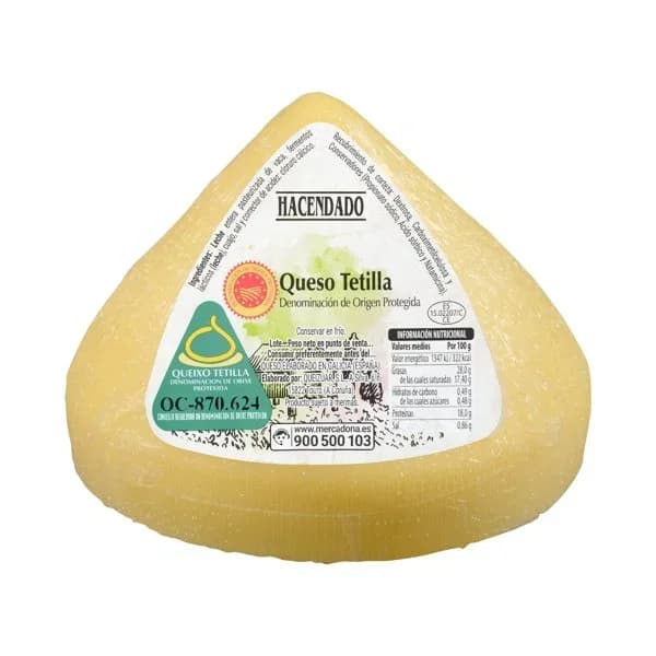 Queso tetilla de vaca Hacendado - 1 ud - Imagen del producto en Findit
