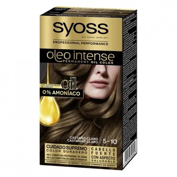 Tinte castaño claro N.5.10 SYOSS, caja 1 ud. - 1 ud - Imagen del producto en Findit