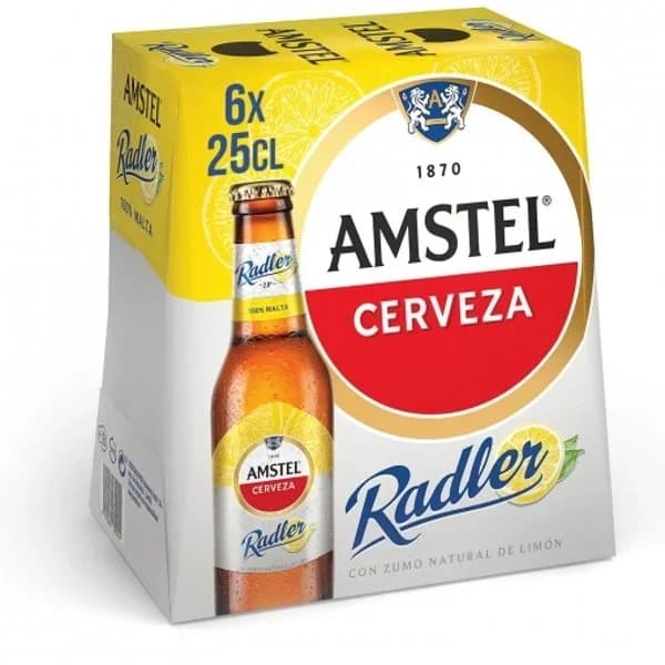 Cerveza con Limón Radler Botellín 6 x 250ML - 1.5 l - Imagen del producto en Findit