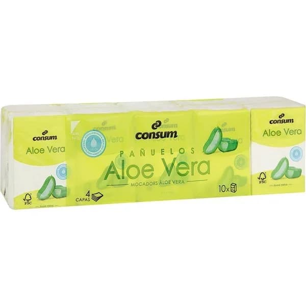 Pañuelo Compacto Aloe Cuatro Capas - 9.94 ud - Imagen del producto en Findit