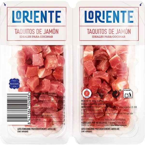 Taquitos de Jamón Serrano - 0.15 kg - Imagen del producto en Findit