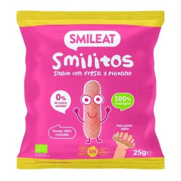 Snack de fresa y plátano 25 g - 1 ud - Imagen del producto en Findit