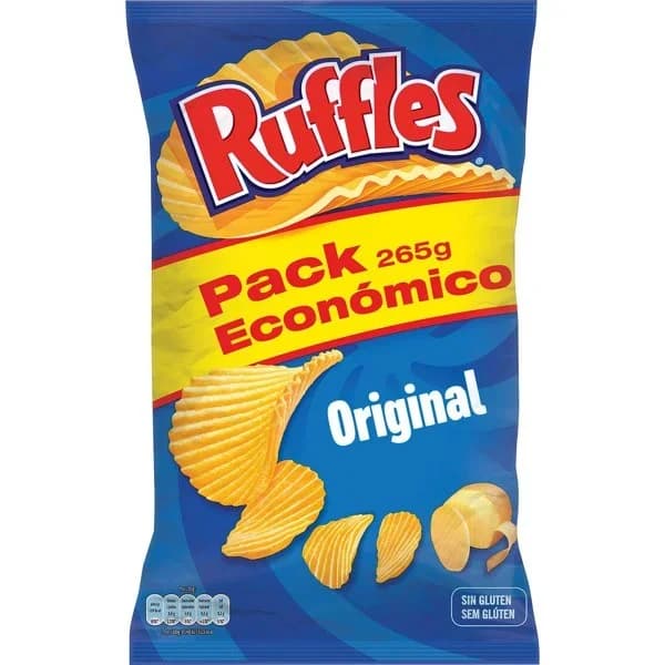 Patatas fritas Original Ruffles sin gluten 248 g. - 0.25 kg - Imagen del producto en Findit