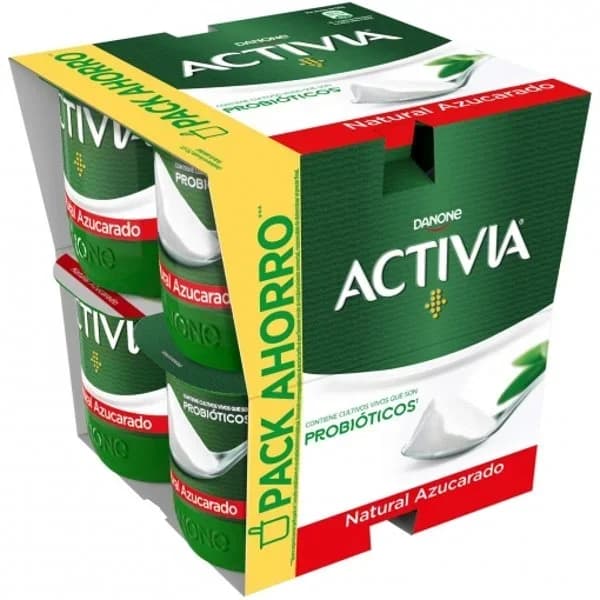Yogur Activia Bífidus Natural Azucarado 8UD - 0.96 kg - Imagen del producto en Findit