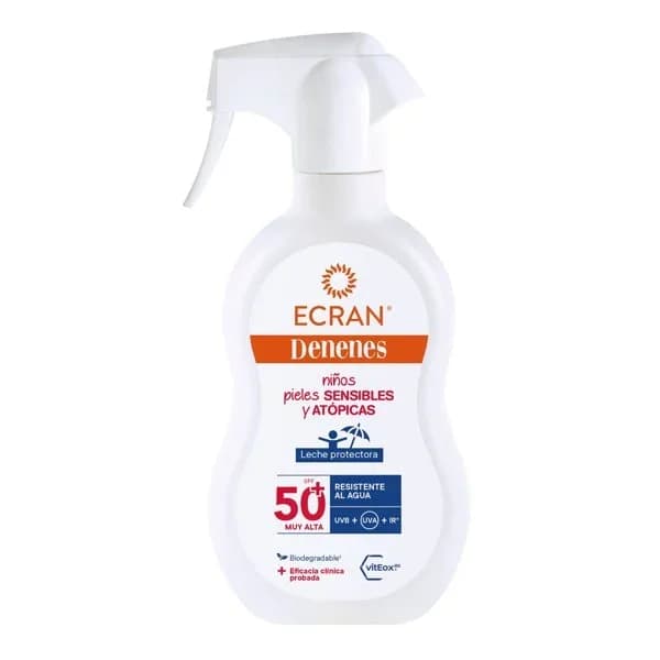 Leche protectora solar niños pieles sensibles atópicas SPF50+ Ecran Denenes 270 ml. - 0.27 l - Imagen del producto en Findit