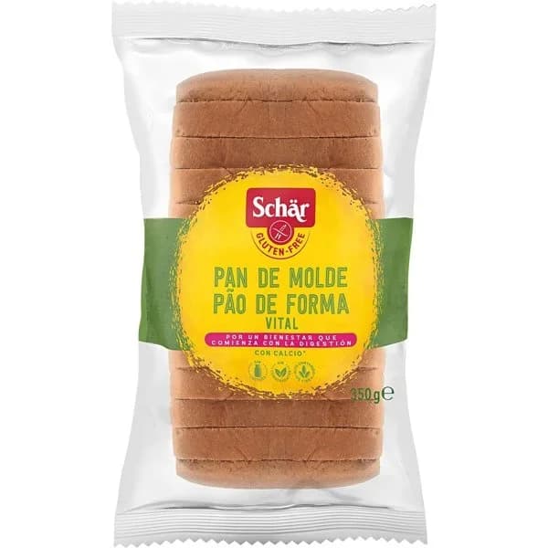 Pan de molde Vital sin gluten SCHAR, paquete 350 g - 0.35 kg - Imagen del producto en Findit