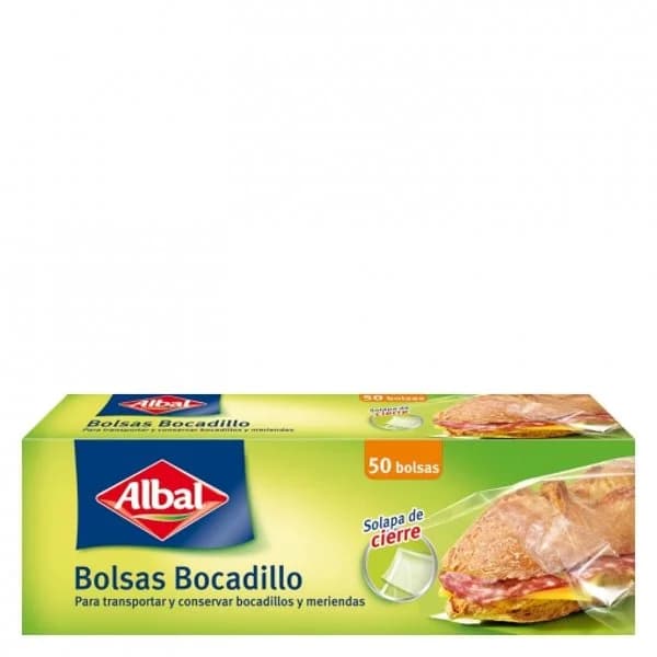 Bolsas para bocadillo 50 unidades - 37.5 ud - Imagen del producto en Findit