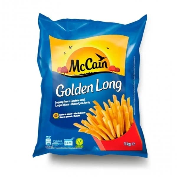 Patatas Prefritas Golden Long congeladas - 1 kg - Imagen del producto en Findit