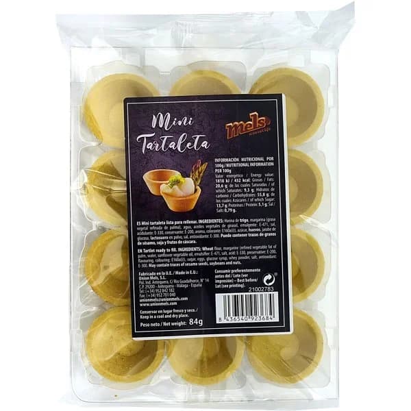 Mini Tartaletas - 0.08 kg - Imagen del producto en Findit
