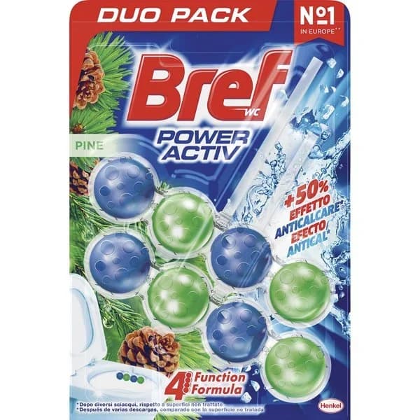 Limpiador wc duo activo natur BREF, pack 2x50 g - 0.1 kg - Imagen del producto en Findit