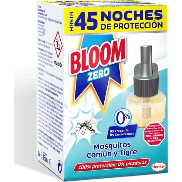 Insecticida eléctrico moscas-mosq. BLOOM Zero, recambio 1 ud - 1 ud - Imagen del producto en Findit