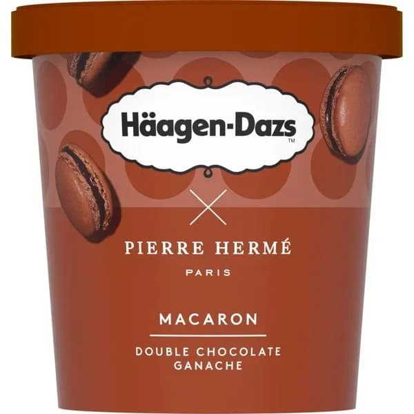 Helado doble chocolate ganache Macaron Häagen-Dazs 364 g. - 0.42 l - Imagen del producto en Findit