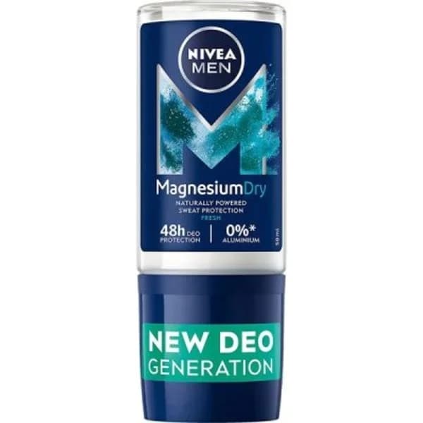 Desodorante magnesium dry NIVEA Men, roll on 50 ml - 1 ud - Imagen del producto en Findit