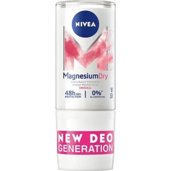 Desodorante magnesium dry woman NIVEA, roll on 50 ml - 1 ud - Imagen del producto en Findit