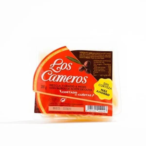 Queso curado cortado cuña 200 g - 0.2 kg - Imagen del producto en Findit