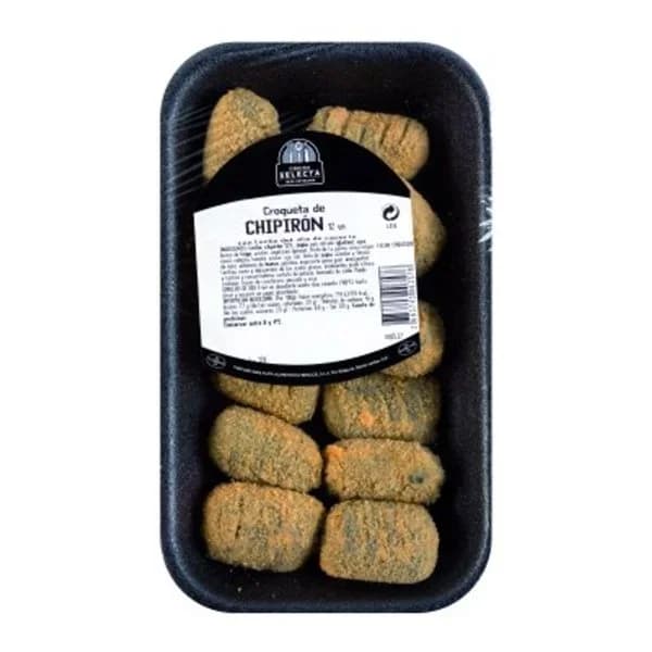 Croquetas con tinta chipirón bandeja (300 g apr) - 0.3 kg - Imagen del producto en Findit