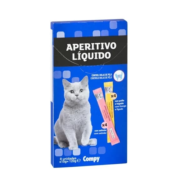 Snack gato aperitivo líquido Compy - 0.12 kg - Imagen del producto en Findit