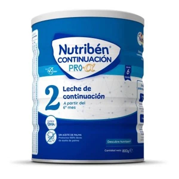 Leche de continuación NUTRIBEN, lata 800 g - 0.8 kg - Imagen del producto en Findit