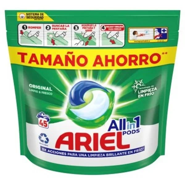 Detergente líquido 45 lavados - 1 ud - Imagen del producto en Findit