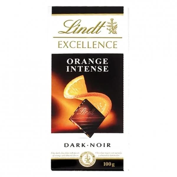 Chocolate negro con naranja Lindt Excellence 100 g - 0.1 kg - Imagen del producto en Findit