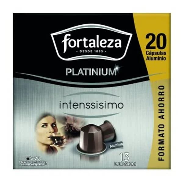 Café intensísimo compatible Nespresso FORTALEZA, caja 20 uds - 20.24 ud - Imagen del producto en Findit