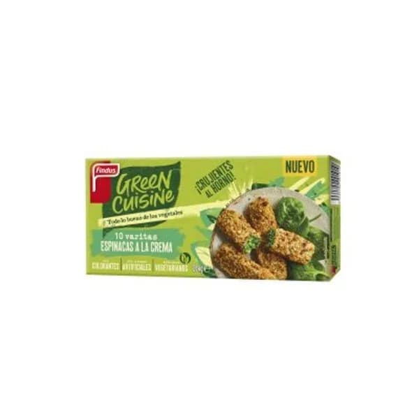 Varitas de espinaca-crema GREEN CUISINE, caja 284 g - 0.28 kg - Imagen del producto en Findit
