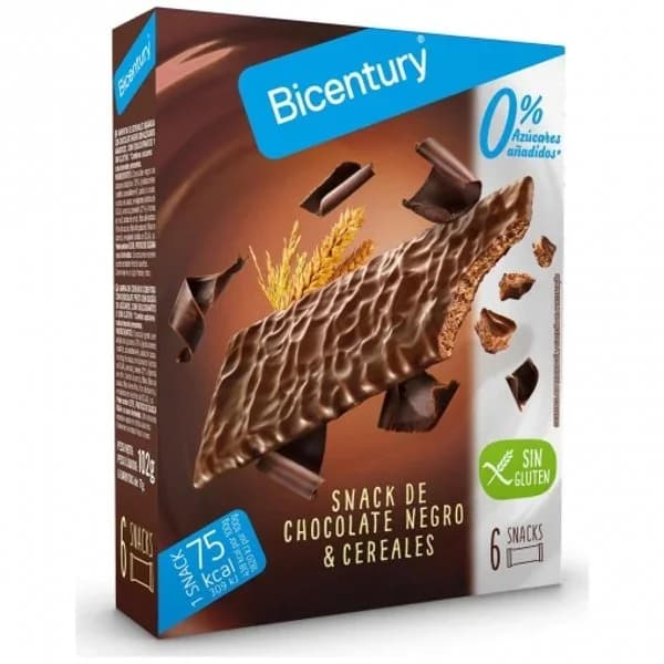 Barrita chocolate negro 0% azúcar 6 unidades - 0.1 kg - Imagen del producto en Findit