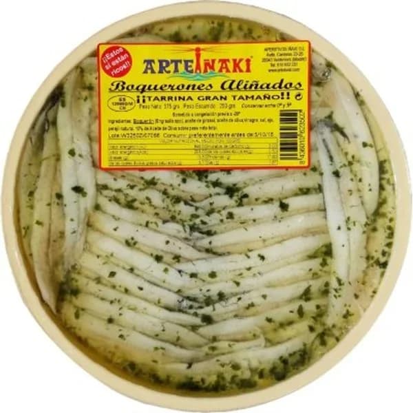Boquerón ARTEIÑAKI, tarrina 250 g - 0.25 kg - Imagen del producto en Findit