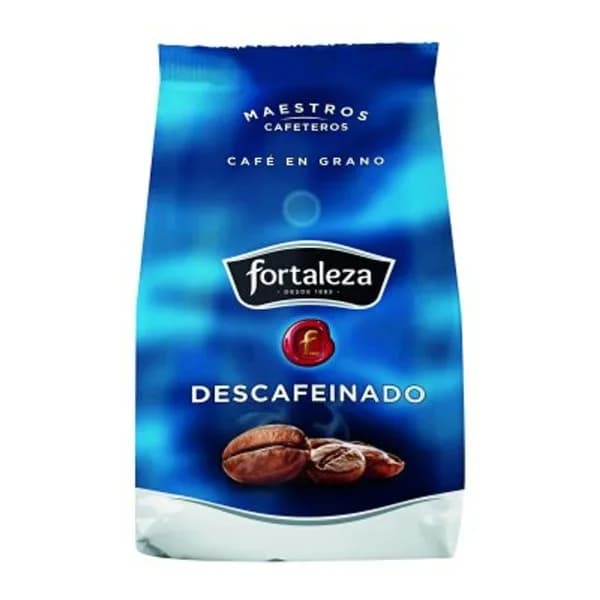 Café en grano descafeinado FORTALEZA, paquete 500 g - 0.5 kg - Imagen del producto en Findit