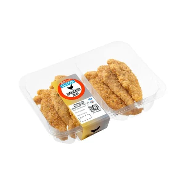 Filetes solomillos de pollo marinados empanados sin gluten - 0.55 kg - Imagen del producto en Findit