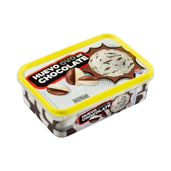 Helado sabor huevo de chocolate Hacendado - 0.95 l - Imagen del producto en Findit