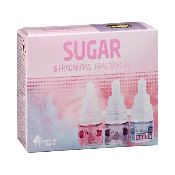 Recambio ambientador eléctrico Sugar 6 fragancias Bosque Verde - 0.03 l - Imagen del producto en Findit