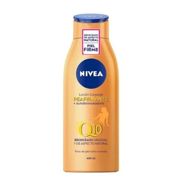 Loción corporal reafirmante +autobronceadora Q10 Nivea 400 ml. - 0.4 l - Imagen del producto en Findit