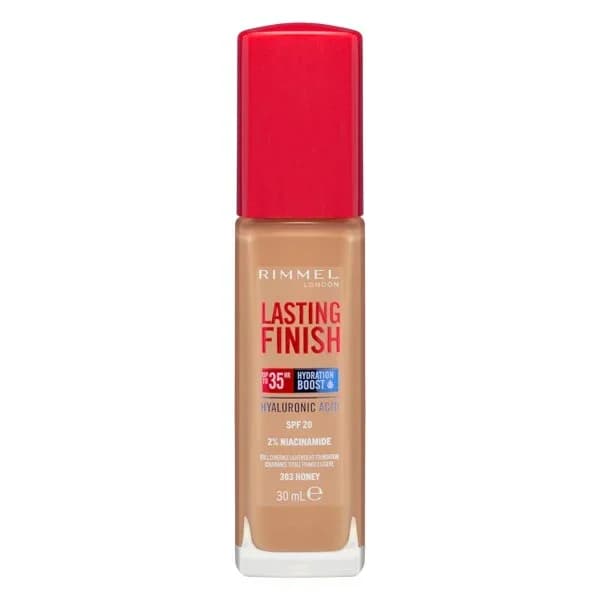 Maquillaje fluido Lasting Finish Rimmel London 303 Honey - 1 ud - Imagen del producto en Findit