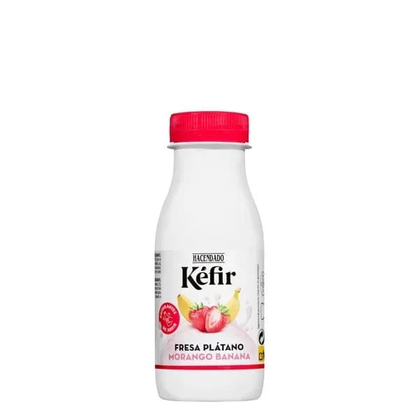 Bebida Kéfir de fresa y plátano Hacendado - 0.25 kg - Imagen del producto en Findit