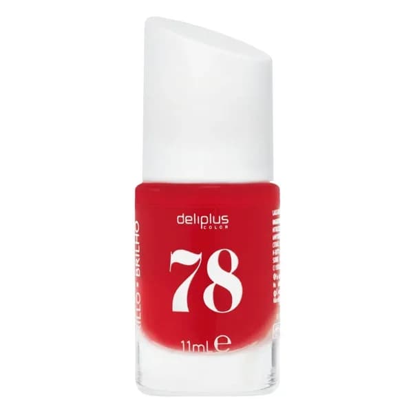 Laca de uñas alto brillo Deliplus 78 rojo - 1 ud - Imagen del producto en Findit