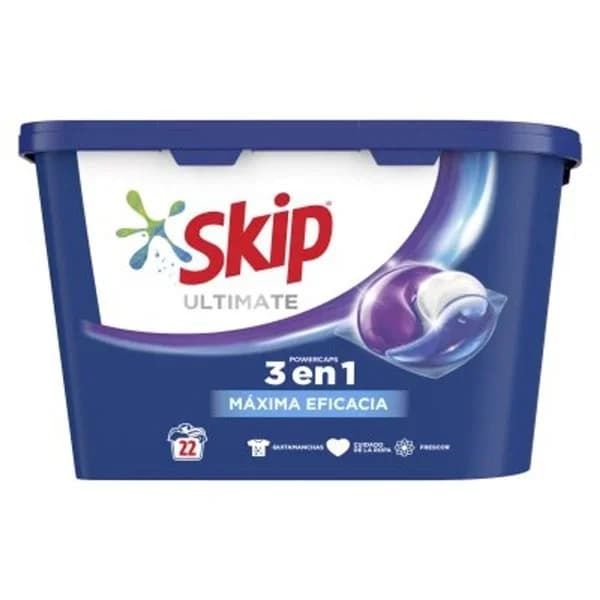 Detergente en cápsulas 3 en 1 22 lavados - 1 ud - Imagen del producto en Findit
