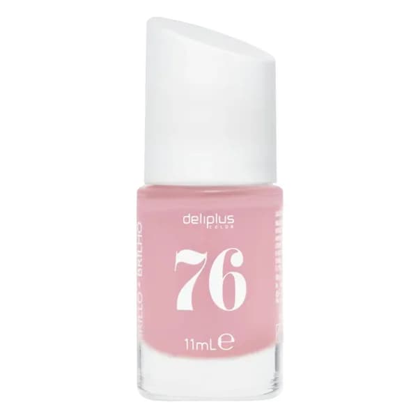 Laca de uñas alto brillo Deliplus 76 rosa medio - 1 ud - Imagen del producto en Findit